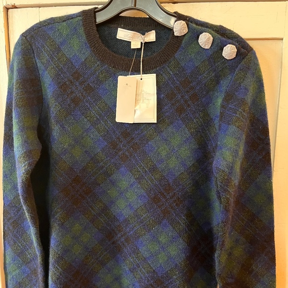 NWT Brooks Brothers Alpaca/Wool Blend Sweater Sz S - Picture 1 of 10